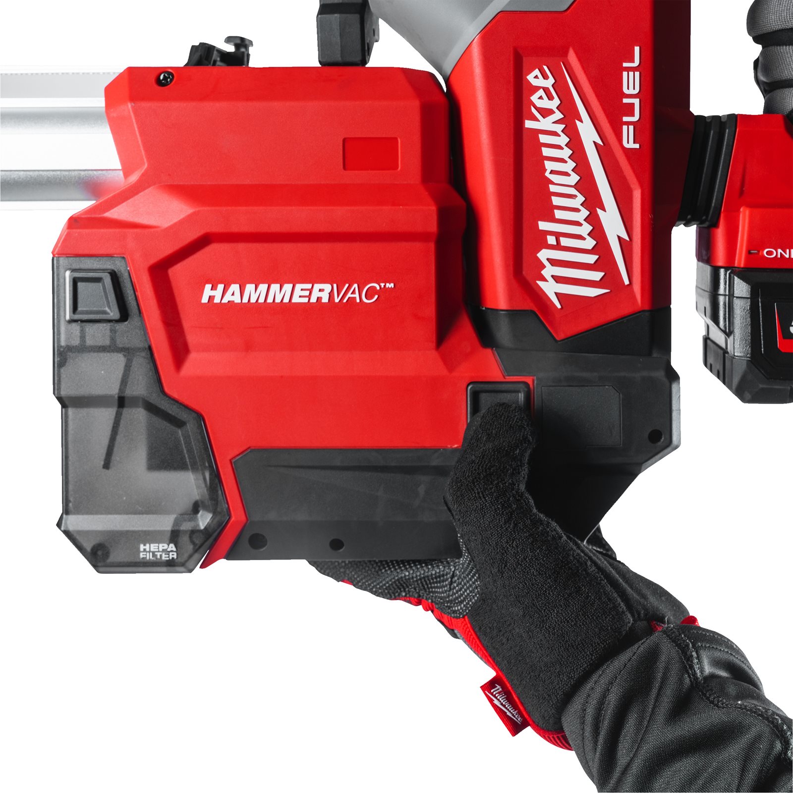 Extractor de praf ciocan rotopercutor SDS-Plus 32 mm M18 FUEL și AUTOPULSE Milwaukee M18 FPDDEXL-0 - detaliu 3