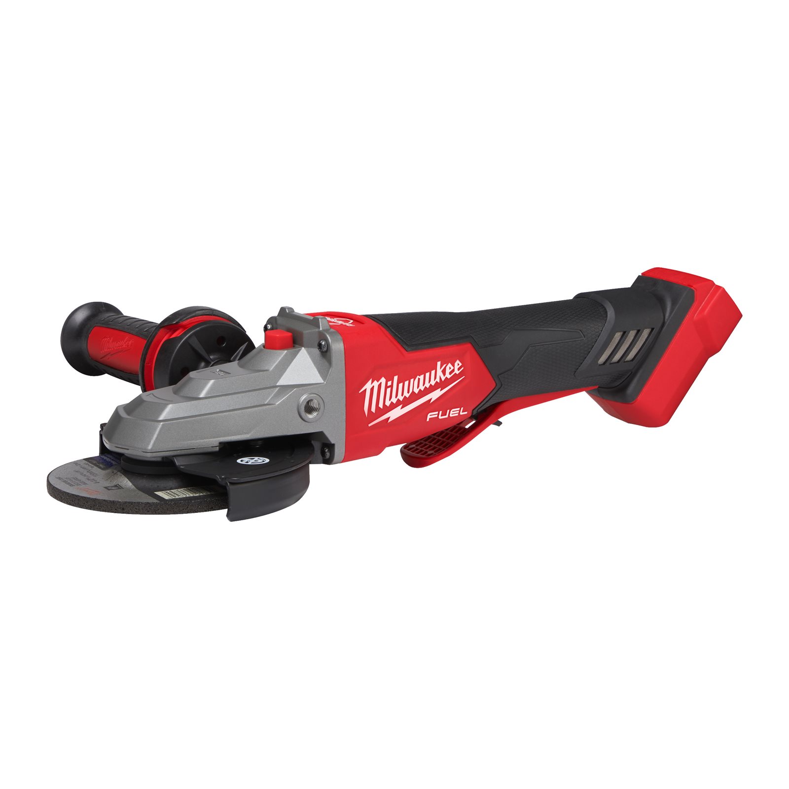Polizor unghiular 125 mm cu cap plat, frânare și comutator tip clapetă M18 FUEL Milwaukee M18 FSAGF125XPDB-0X