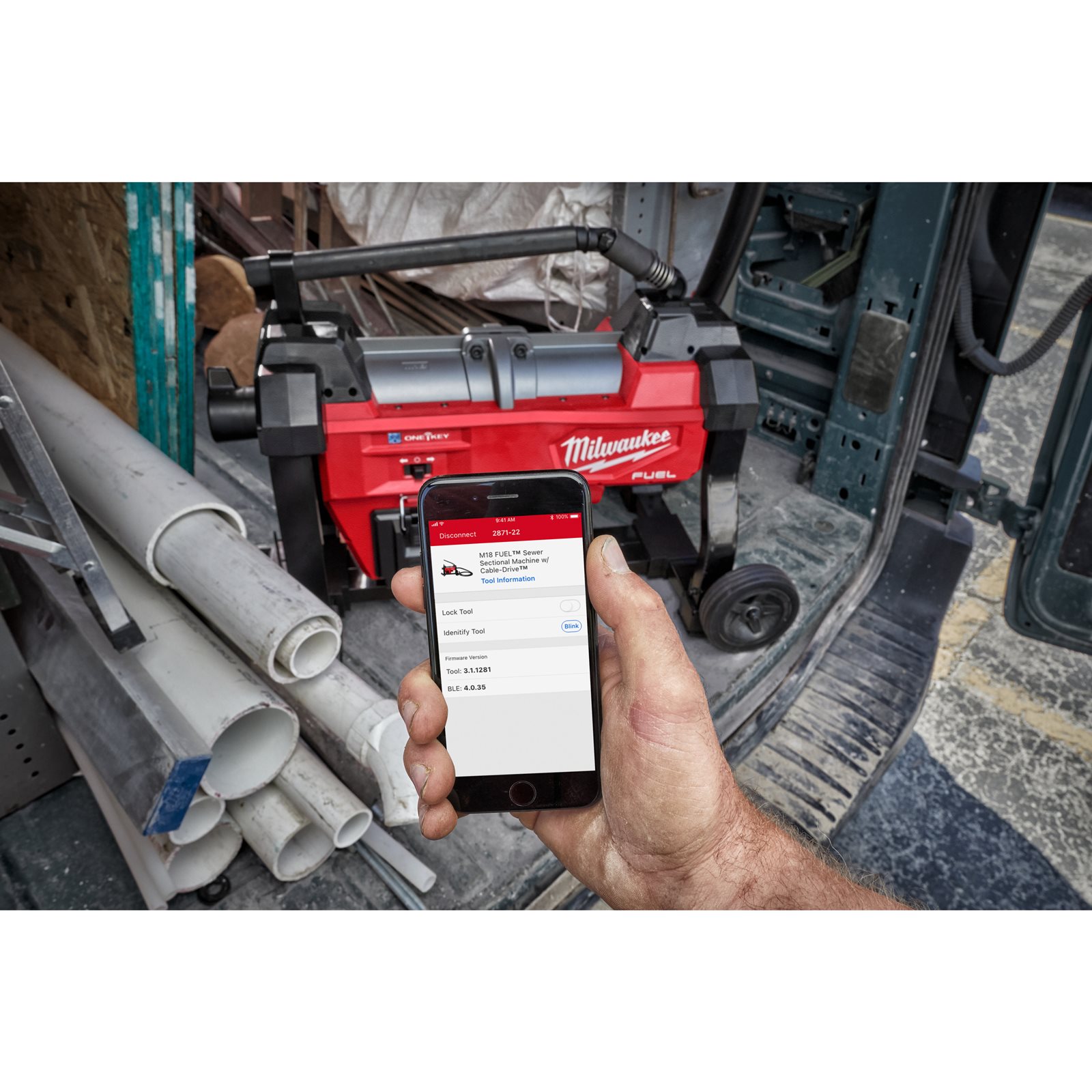 Mașină de desfundat canalizări modulară M18 FUEL Milwaukee M18 FSSM-121 - detaliu 3