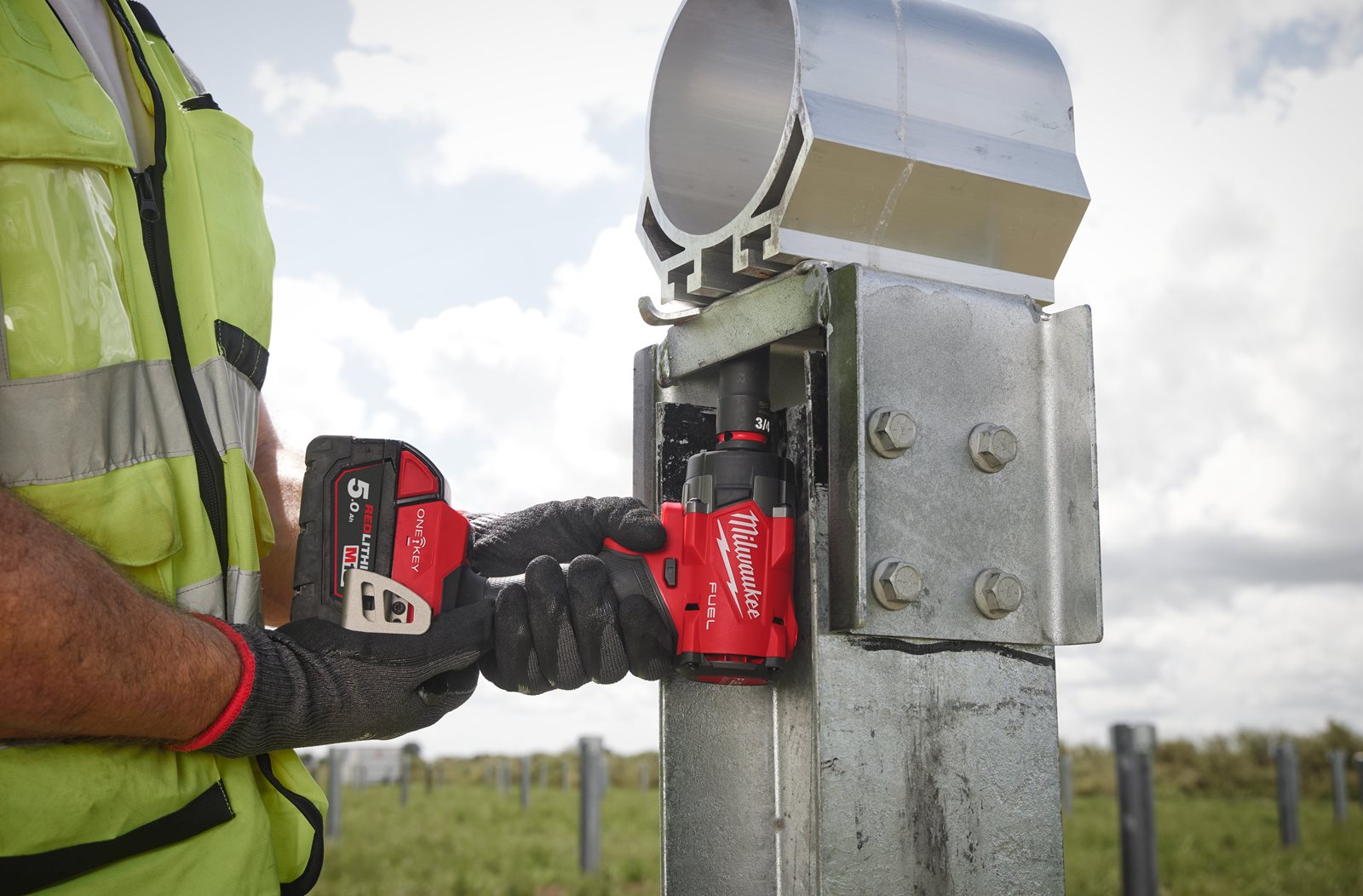 Cheie de impact de precizie M18 FUEL ONE-KEY TORQUE-SENSE 1/2" Milwaukee M18 ONEFIW2FC12-0X - in utilizare 7