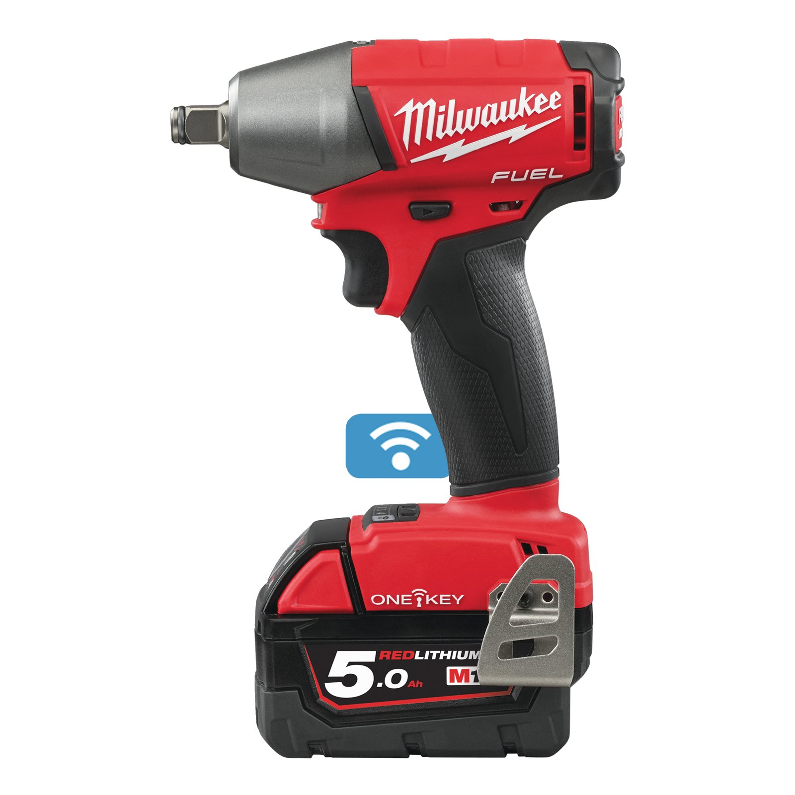 Cheie de impact 1/2" ONE-KEY M18 FUEL cu inel de fixare Milwaukee M18 ONEIWF12-502X
