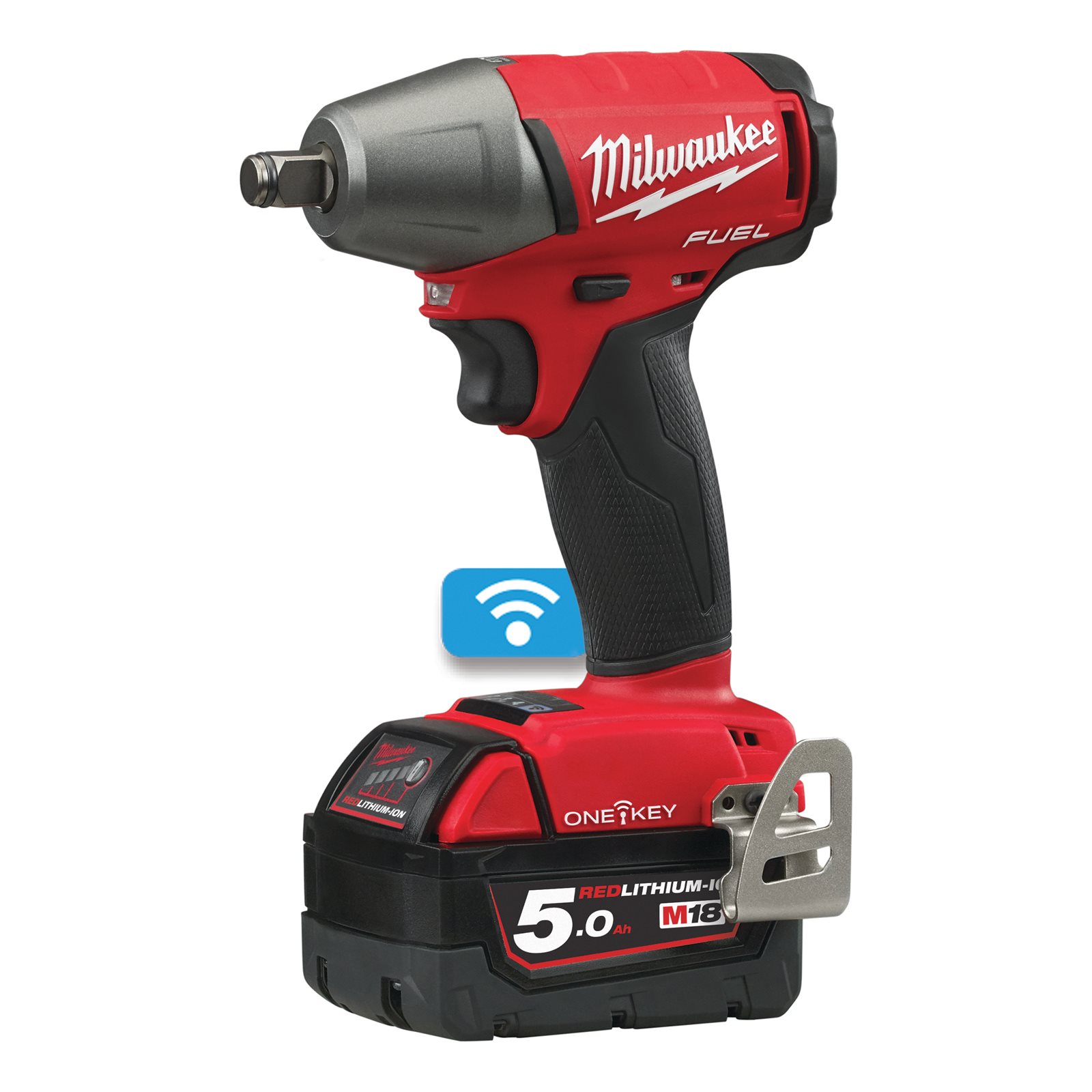 Cheie de impact 1/2" ONE-KEY M18 FUEL cu inel de fixare Milwaukee M18 ONEIWF12-502X - imagine 2