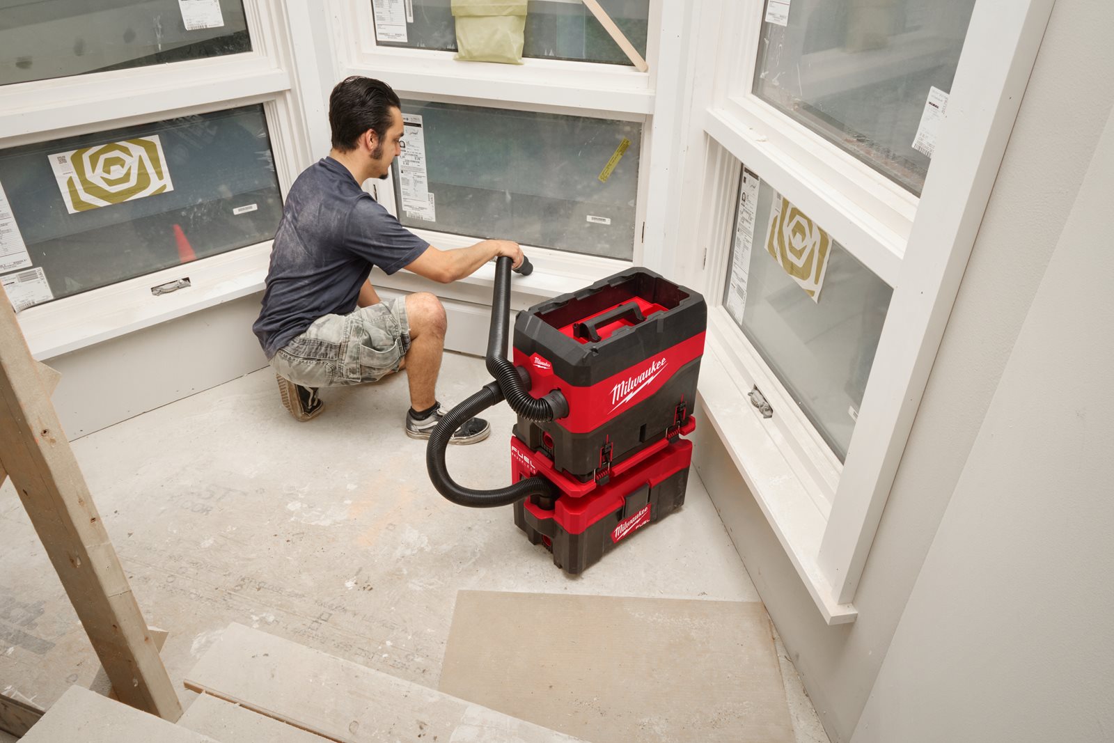 Separator de praf compatibil PACKOUT Milwaukee PODS-1 - in utilizare 2