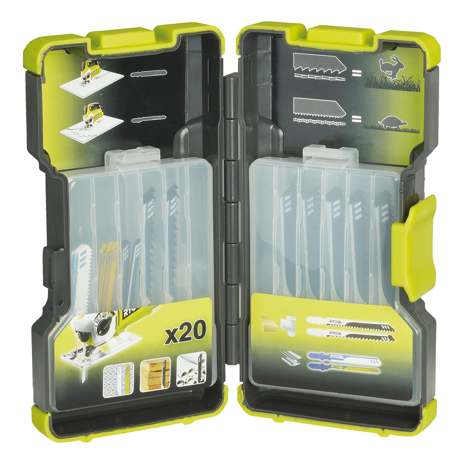 Set 20 buc pânze pentru fierăstrău pendular Ryobi RAK20JB - imagine 3