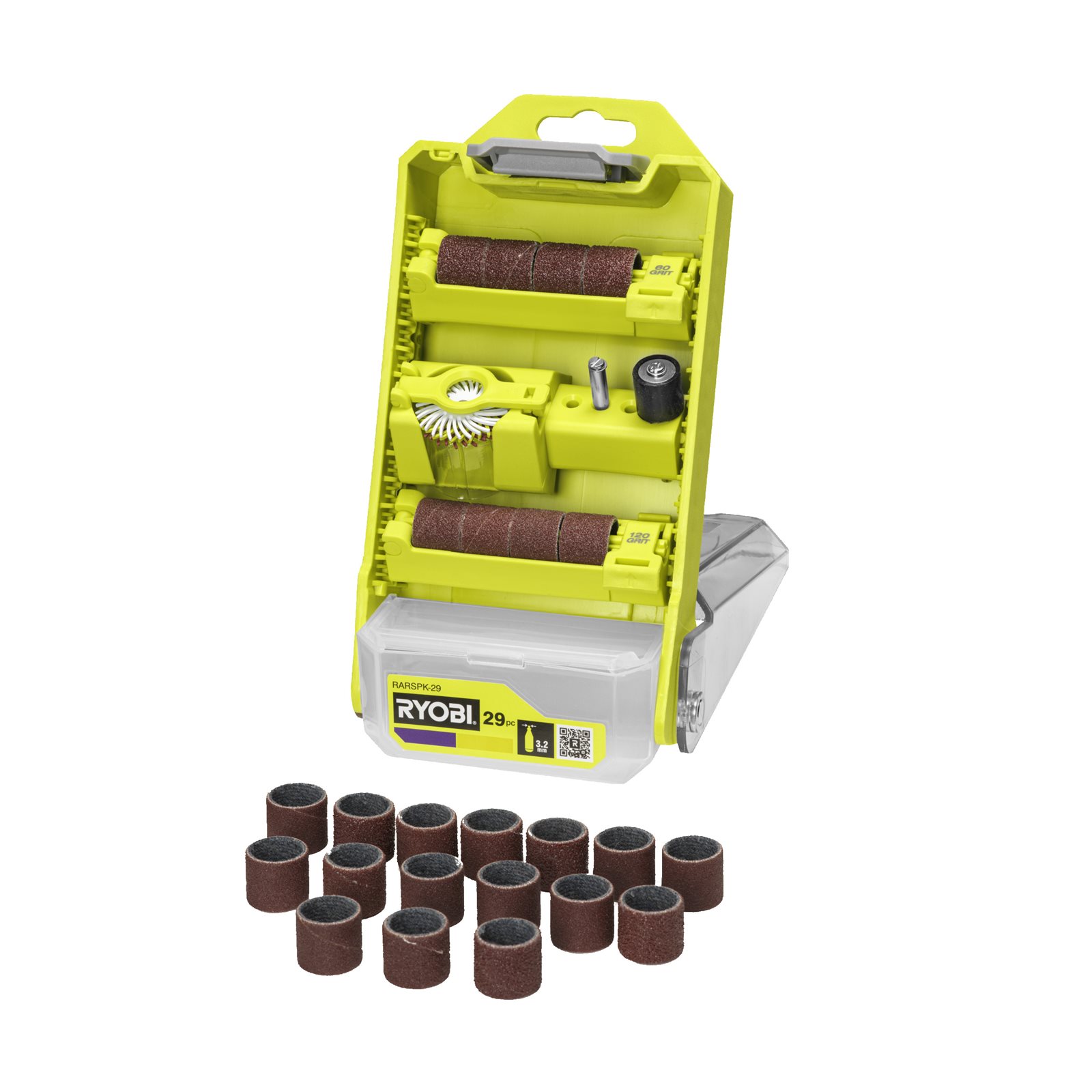 Set accesorii de șlefuire și lustruire 29 piese Ryobi RARSPK-29 - imagine 2
