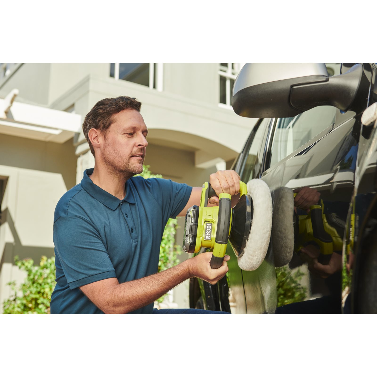 Mașină de polișat 18V ONE+ 250mm Ryobi RBP18250-0 - in utilizare 1
