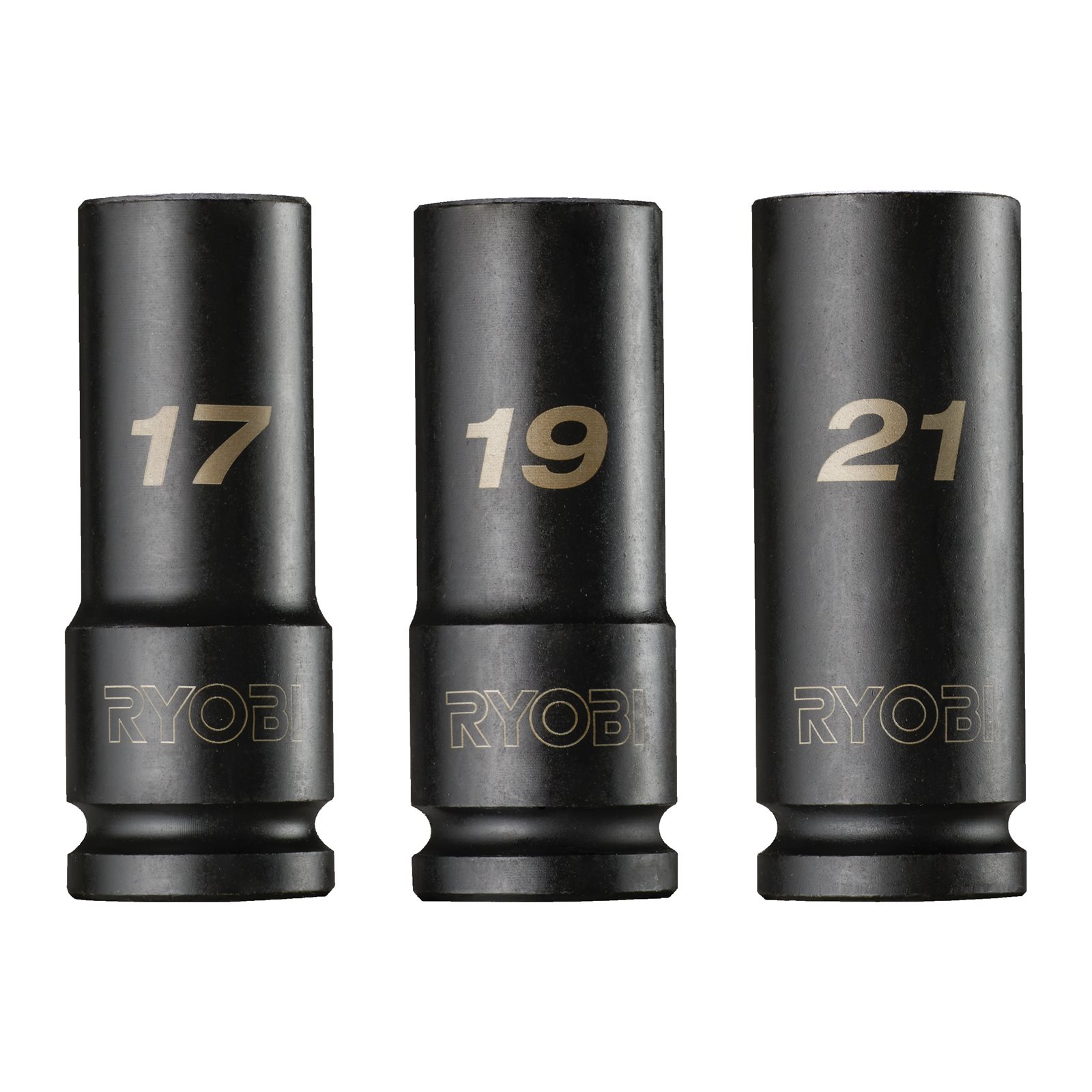 Set de socluri cu impact profund 3 piese 1/2" Ryobi RHDIS3PC