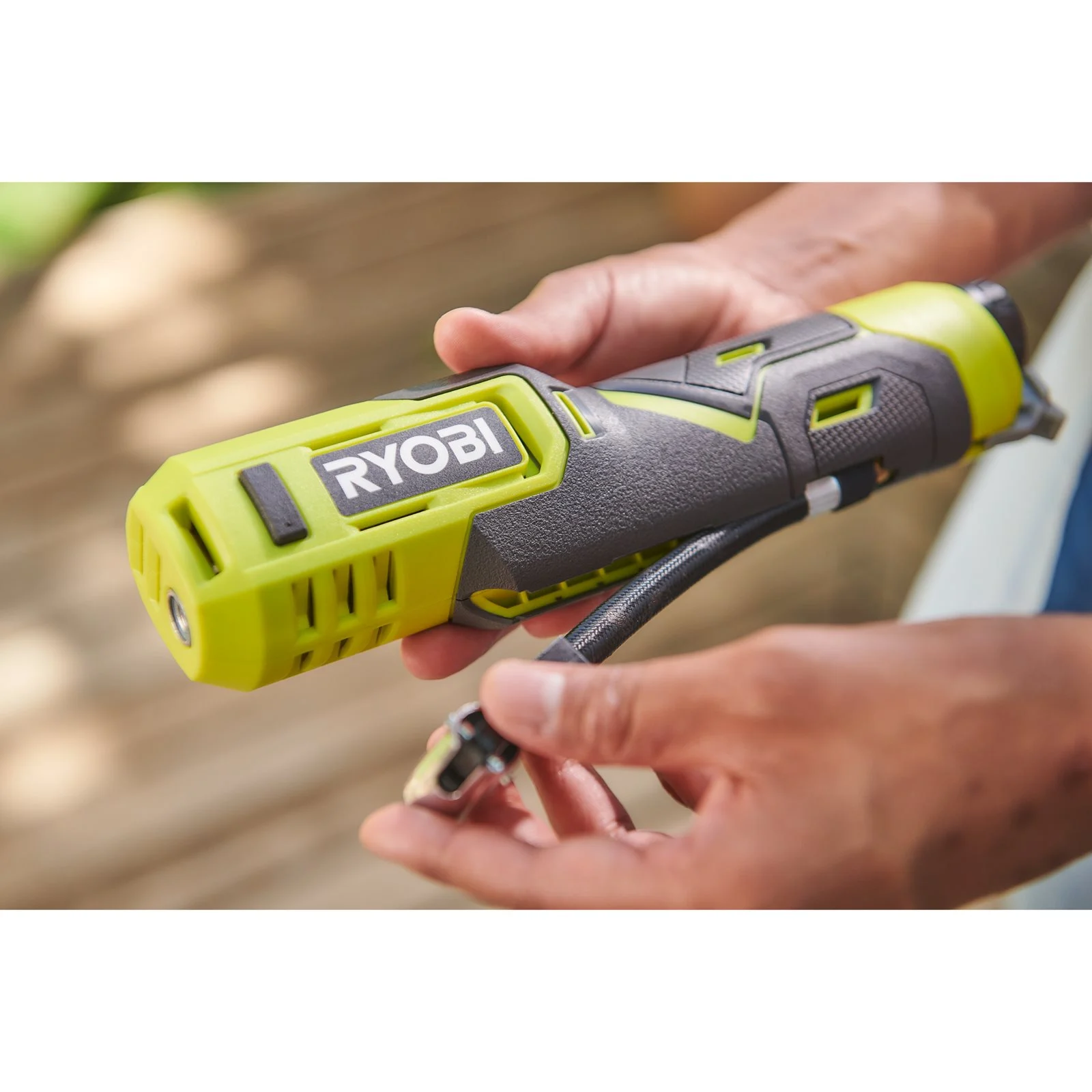 Pompă de umflare USB Lithium 4V Ryobi RI4-0 - detaliu 2