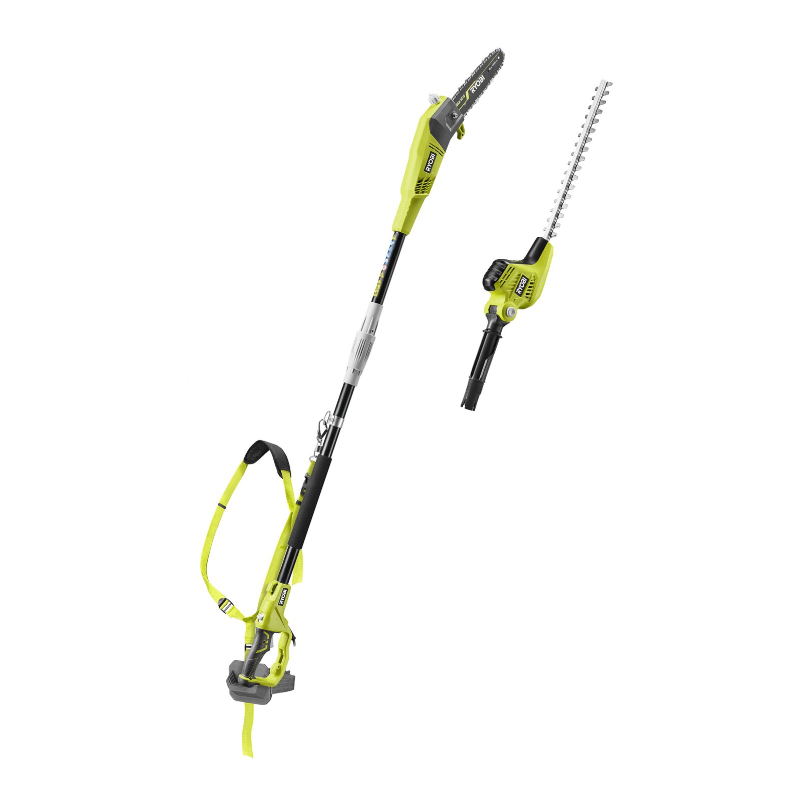 Set emondor și foarfecă telescopică gard viu Ryobi RP750450 - imagine 2