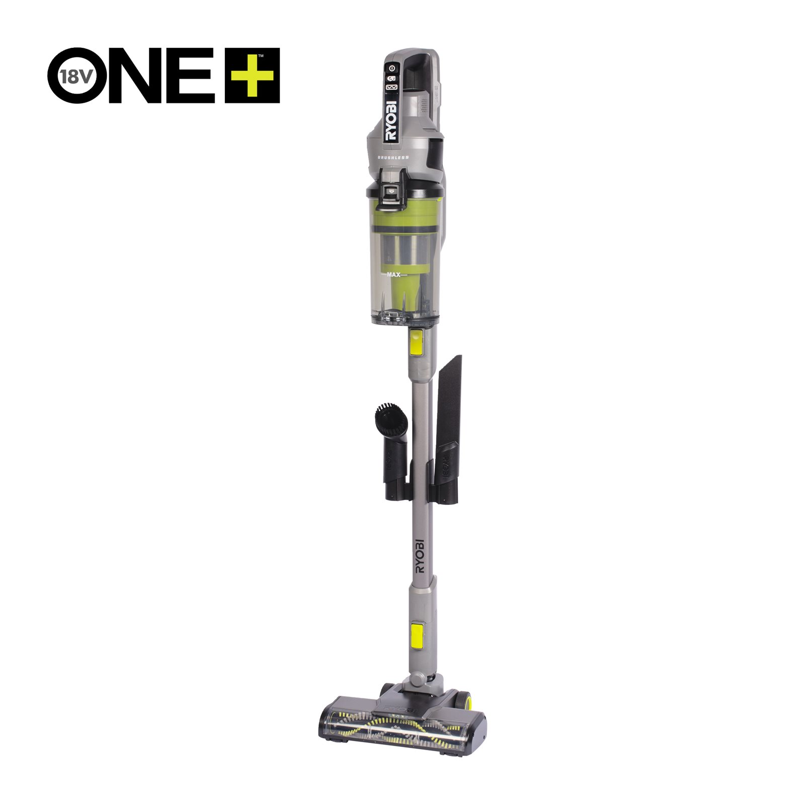 Aspirator vertical fără perii 18V ONE+ Ryobi RSVS18BL-0