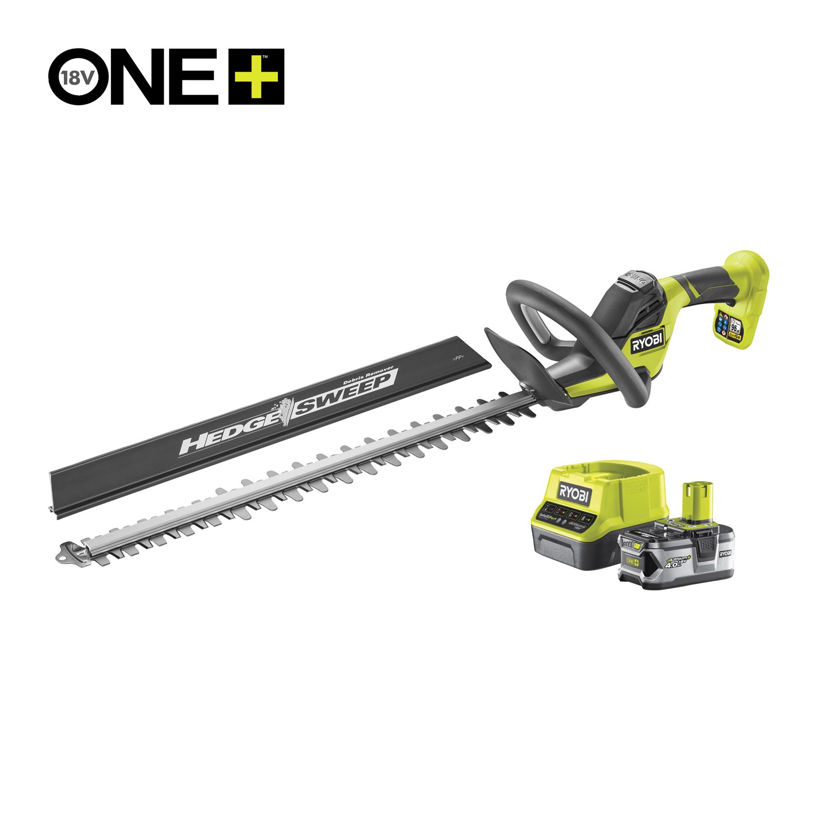 Foarfecă tuns gard viu 18V ONE+, lamă 55cm (1 x 4,0 Ah) Ryobi RY18HT55A-140