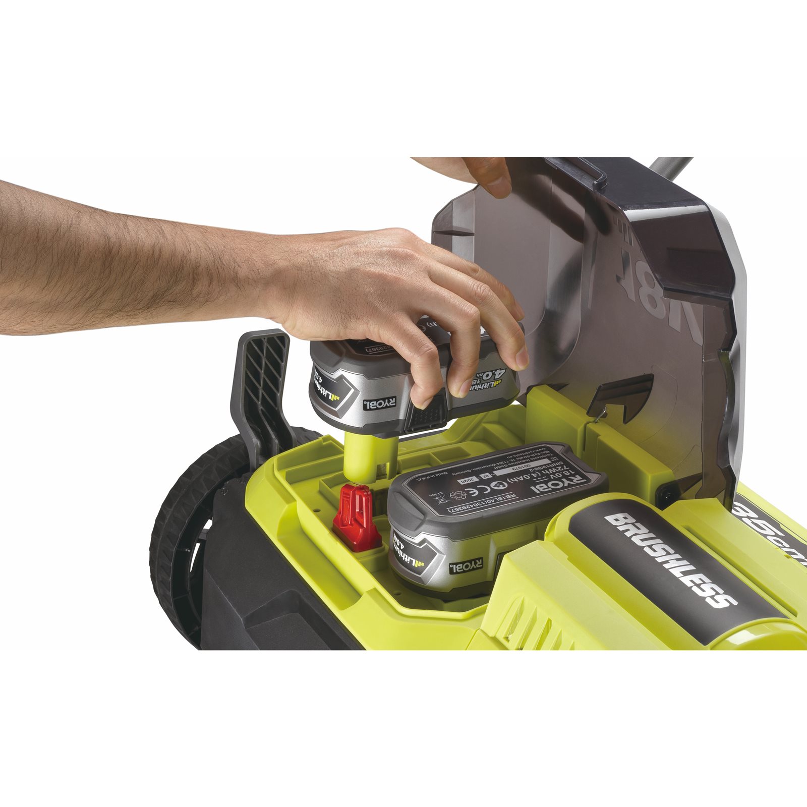 Scarificator 18V ONE+, motor fără perii, lățime 35cm Ryobi RY18SFX35A-0 - detaliu 2