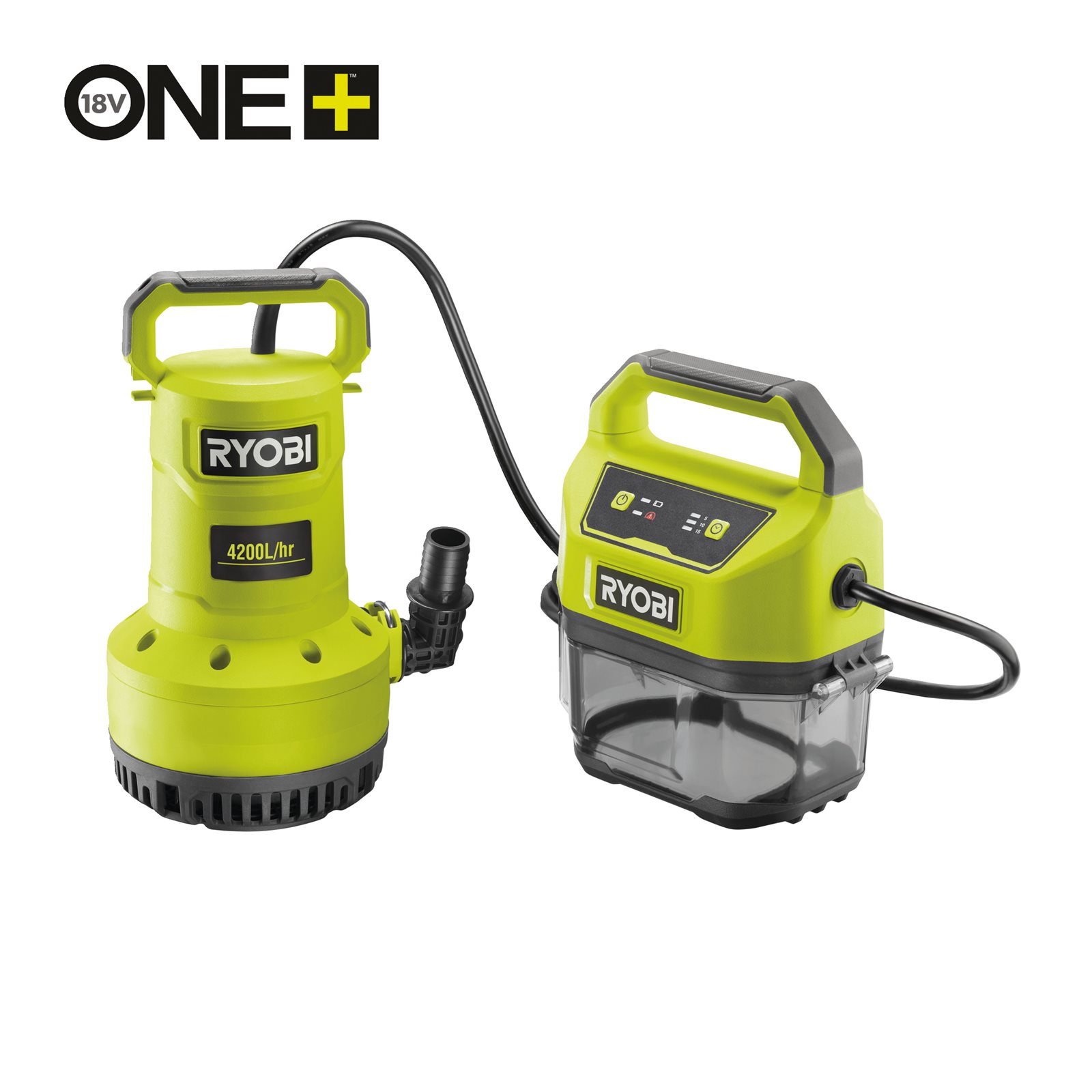 Pompă submersibilă fără cablu de 18V Ryobi RY18SPA-0