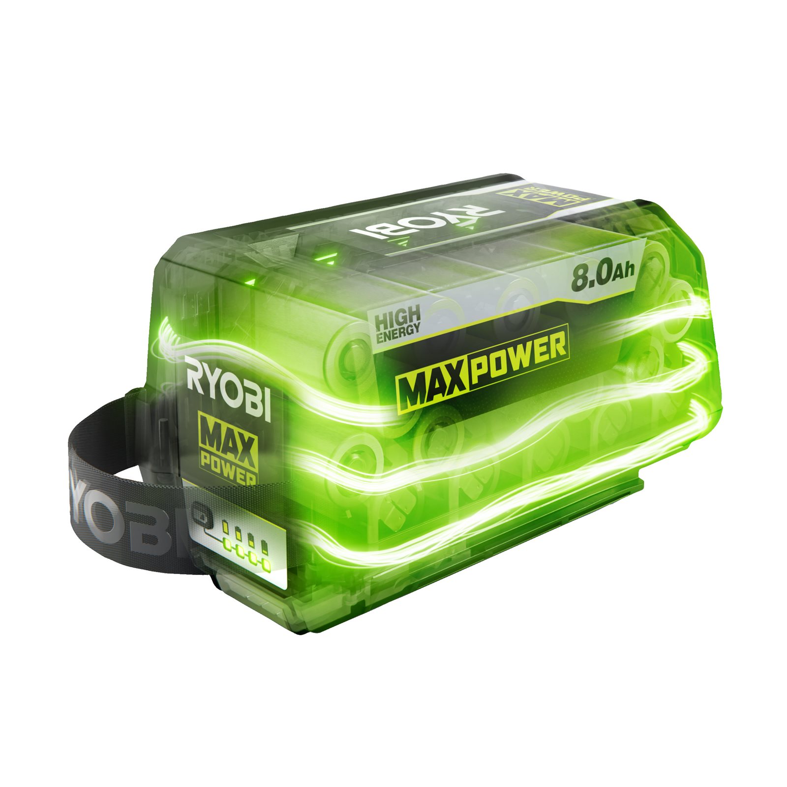 Acumulator MAX POWER 8,0Ah Lithium+ High Energy Ryobi RY36B80B - in utilizare 2