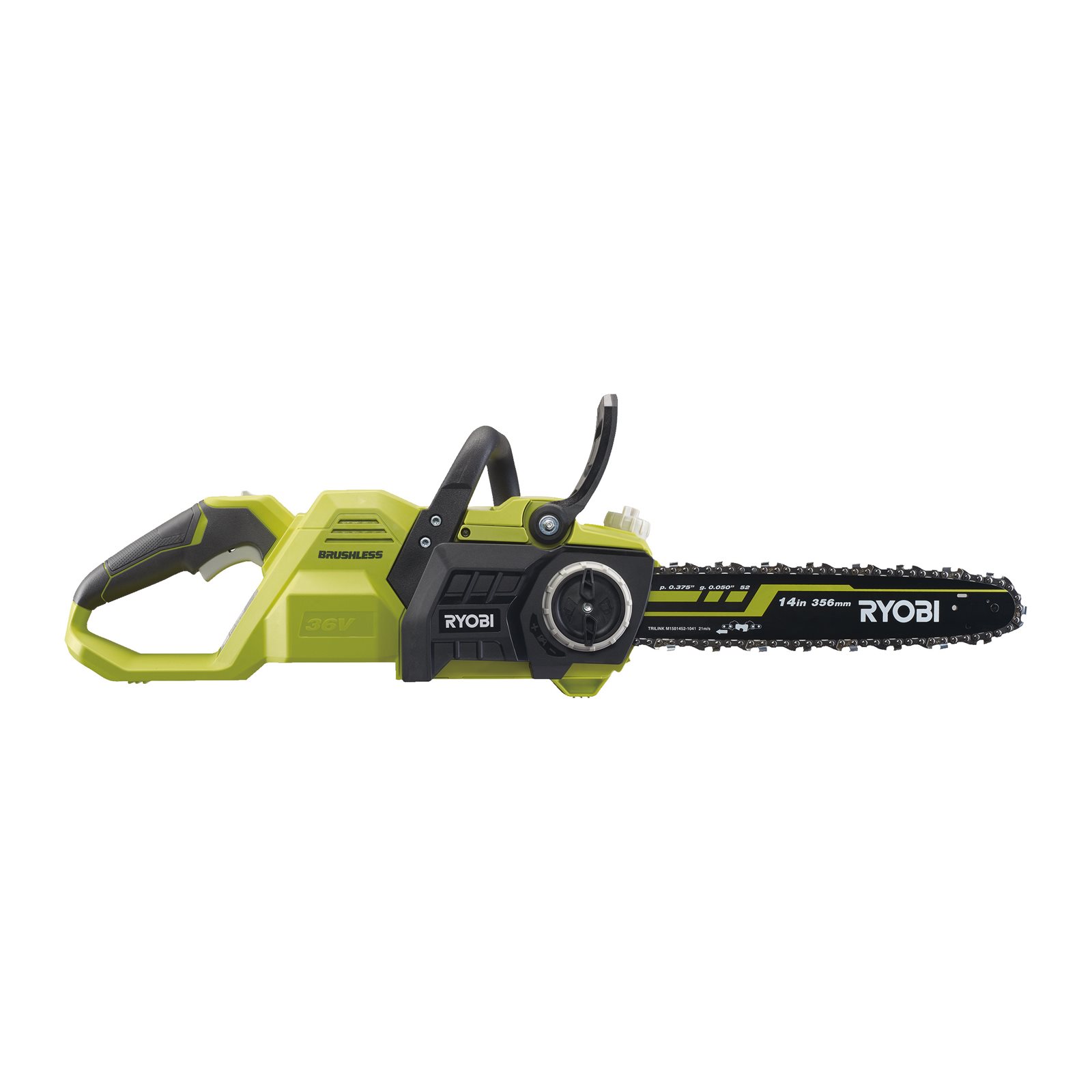Fierăstrău cu lanț 36V MAX POWER , motor fără perii, lamă 35cm Ryobi RY36CSX35A-0 - imagine 3