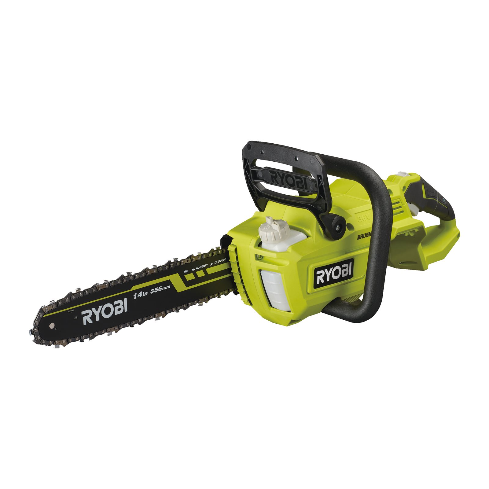 Fierăstrău cu lanț 36V MAX POWER , motor fără perii, lamă 35cm Ryobi RY36CSX35A-0 - imagine 4