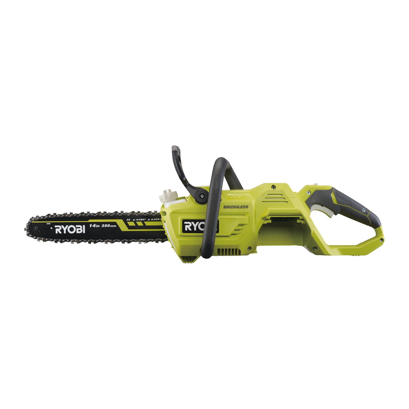 Fierăstrău cu lanț 36V MAX POWER , motor fără perii, lamă 35cm Ryobi RY36CSX35A-0 - imagine 5