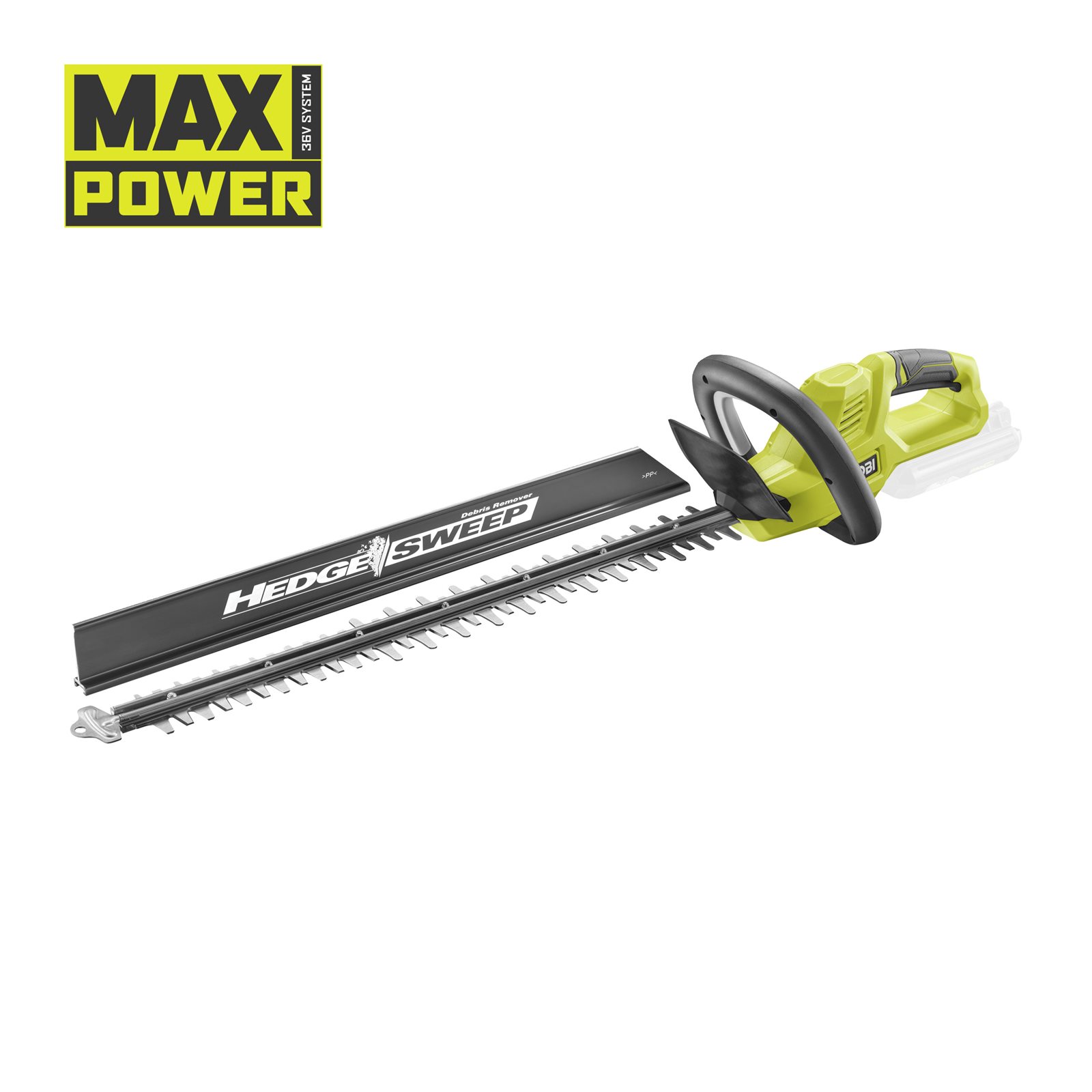 Foarfecă de gard viu fără fir MAX POWER, lamă de 60 cm Ryobi RY36HT60A-0